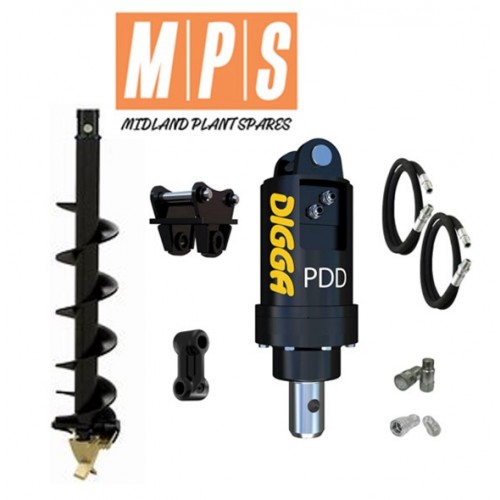 Digga PDD Auger Package - Micro | Mini Digger Digga PDD Auger Package - Micro | Mini Digger